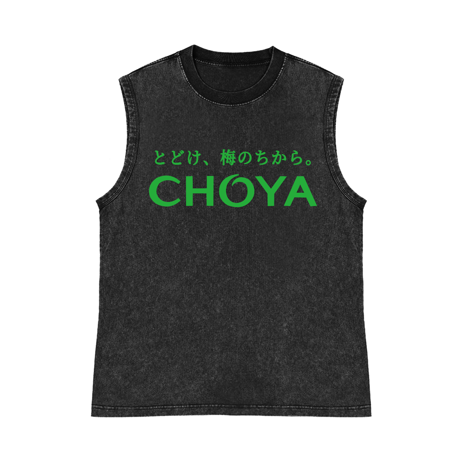 Choya Pure Cotton Wash-Dyed Sleeveless Tank Top
