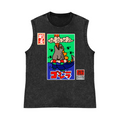 Kaiju Pure Cotton Wash-Dyed Sleeveless Tank Top