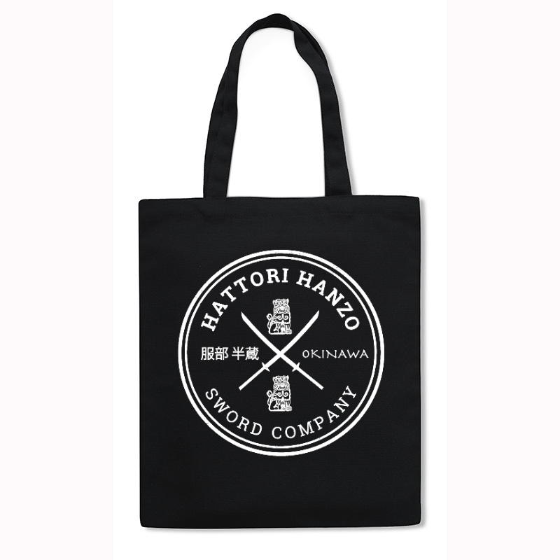 Hattori Hanzo Komainu Okinawa Sword company Japanese Style Canvas Tote Bag