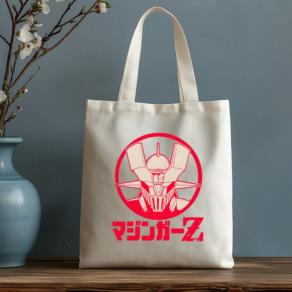 Mazinger Z Japanese Style Canvas Tote Bag