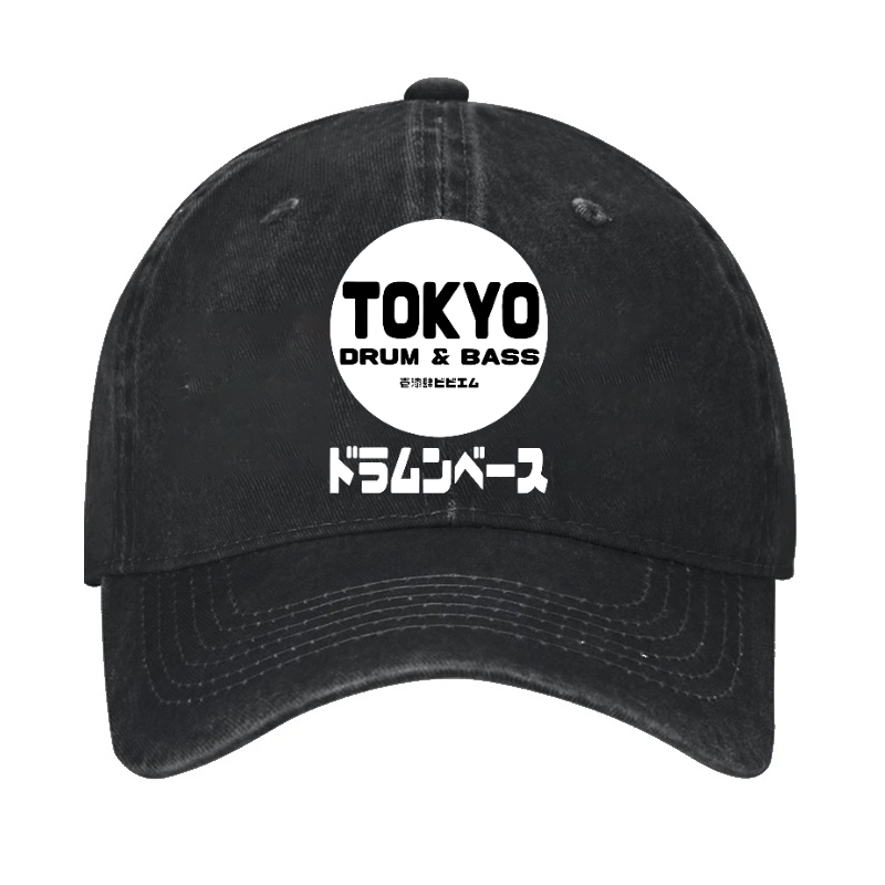Tokyo Drum & Bass Vintage Cotton Cap