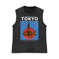 Tokyo Fish Pure Cotton Wash-Dyed Sleeveless Tank Top
