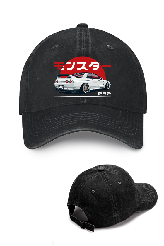 Nisaan Car R32 Vintage Cotton Cap