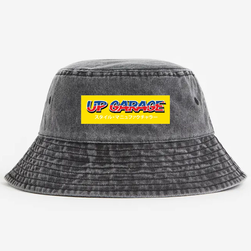 Up Garage Vintage 100% Cotton Bucket Hat