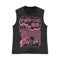 Sakura Pure Cotton Wash-Dyed Sleeveless Tank Top