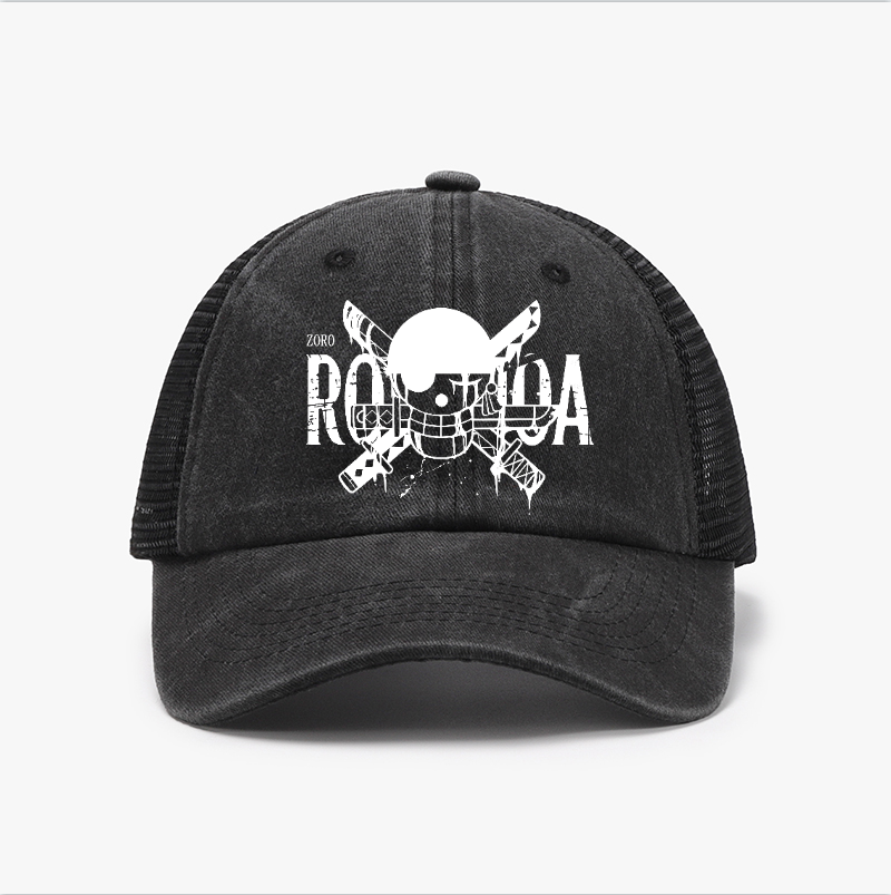 One Piece Roronoa Zoro Vintage Cotton Breathable Hat