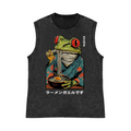 Frog Ramen Pure Cotton Wash-Dyed Sleeveless Tank Top