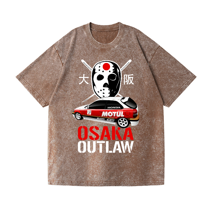 Osaka Outlaw Vintage Wash Japanese Design T-Shirt