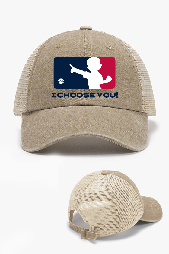 Pokemen Vintage Cotton Breathable Hat