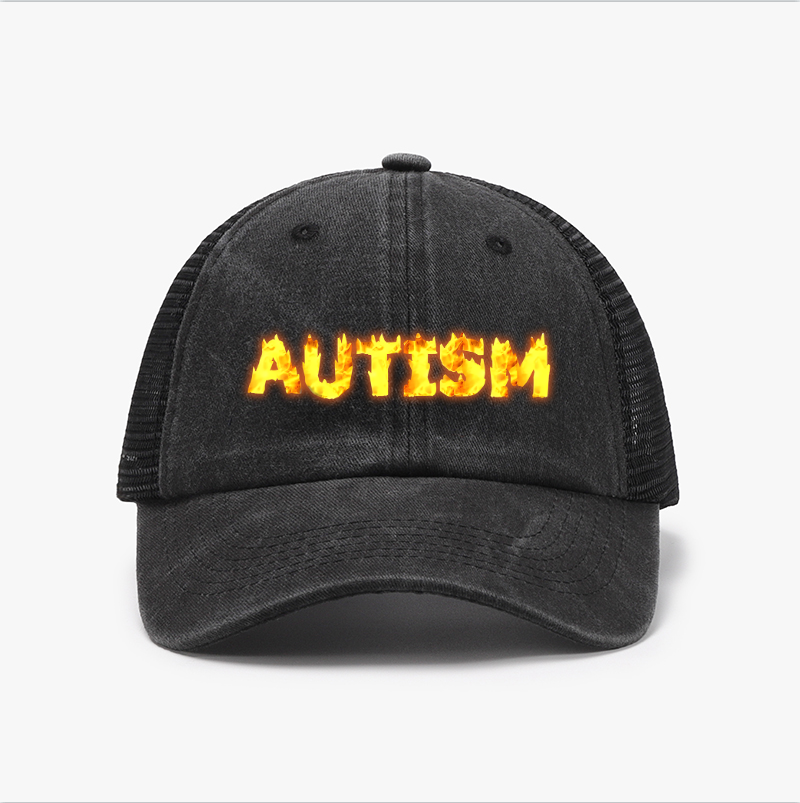 Autism Vintage Cotton Breathable Hat