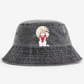 Samurai Cat Vintage 100% Cotton Bucket Hat