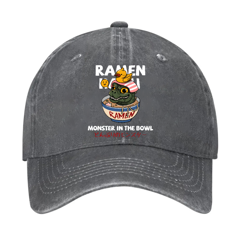 Kaiju Ramen Vintage Cotton Cap