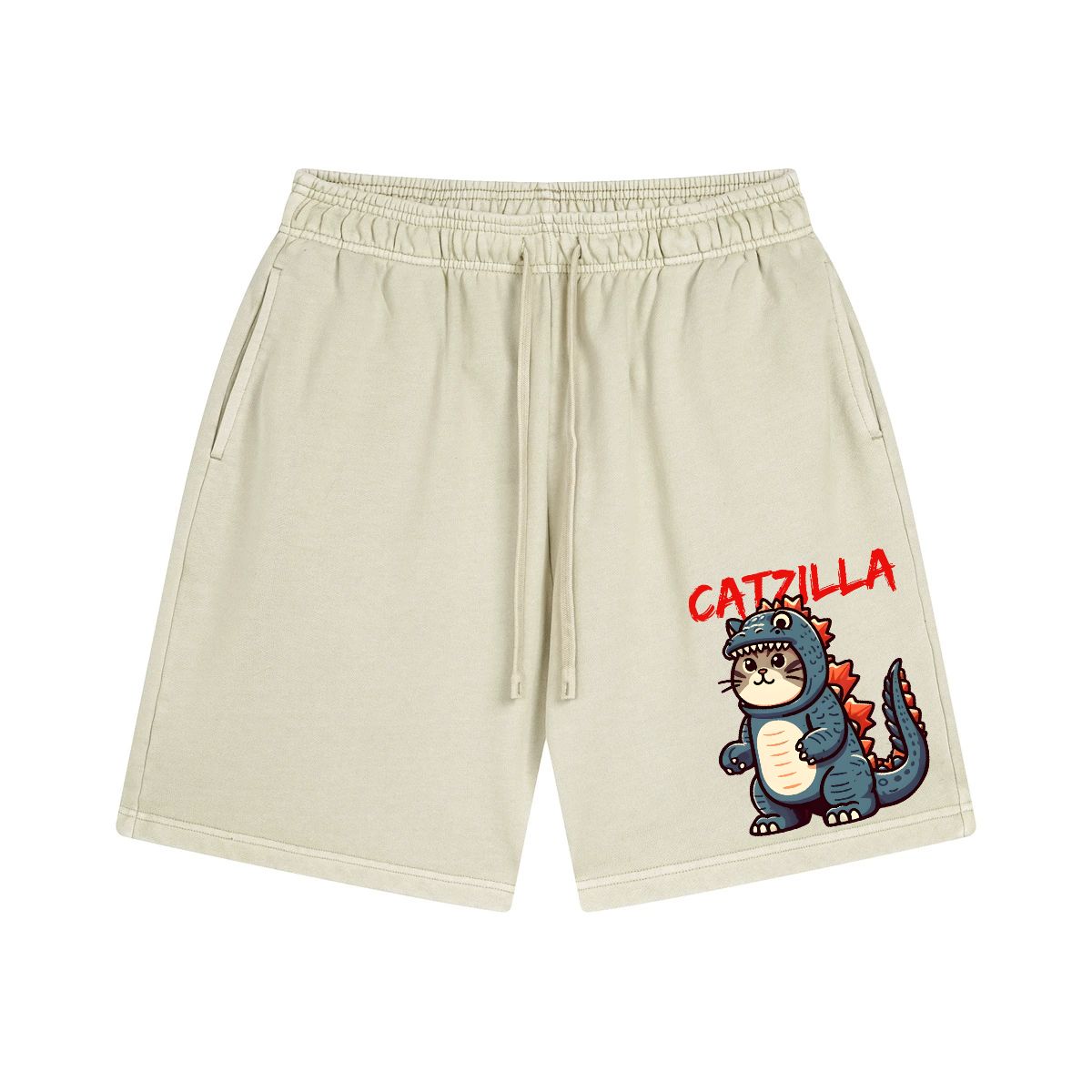 Catzilla Vintage Pure Thick Cotton Shorts