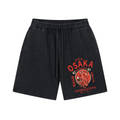 Osaka Dotonbori Drunken Octopus Vintage Pure Thick Cotton Shorts