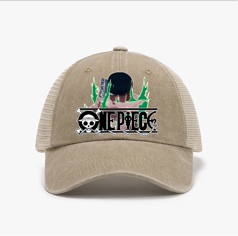 One Piece Roronoa Zoro Vintage Cotton Breathable Hat