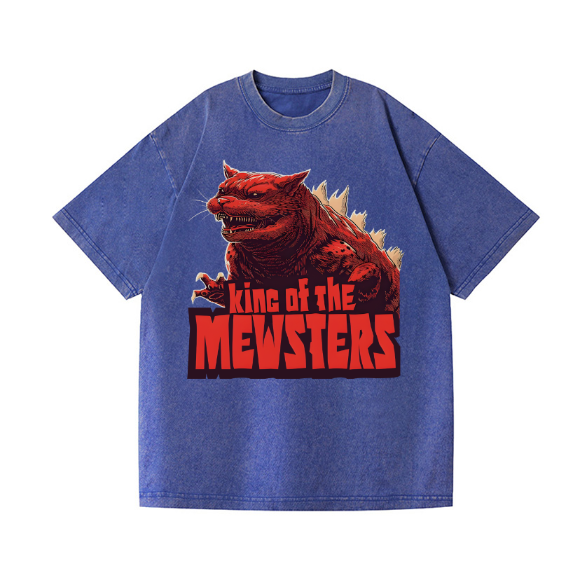 Catzilla Cat Kaiju Vintage Wash Japanese Design T-Shirt