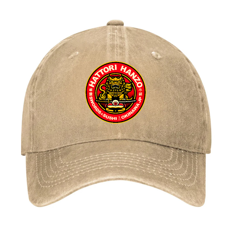 Okinawa Hattori Hanzo Komainu Vintage Cotton Cap