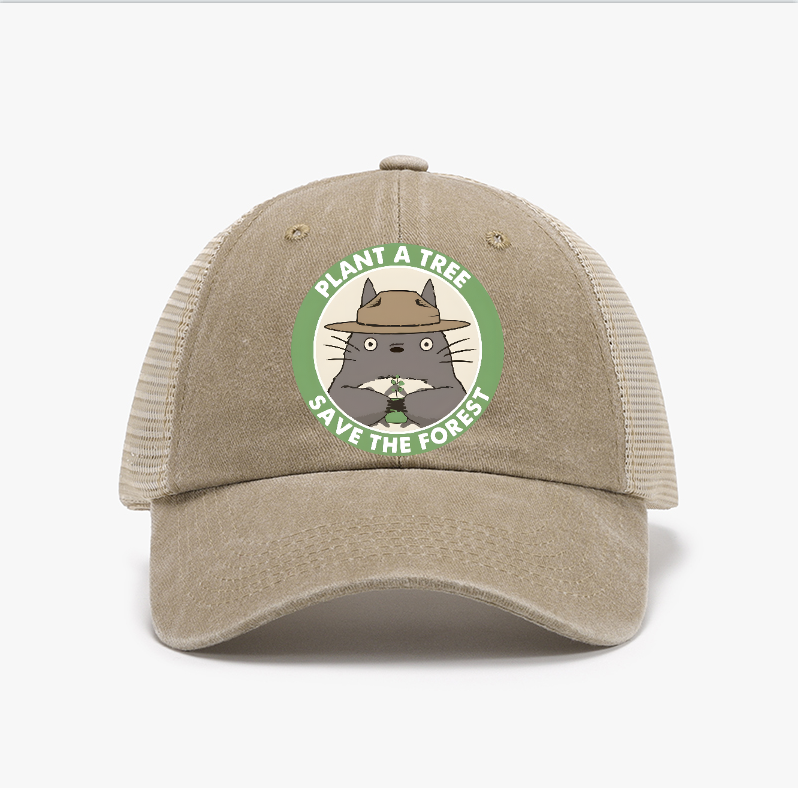 Ghibli Totoro Vintage Cotton Breathable Hat