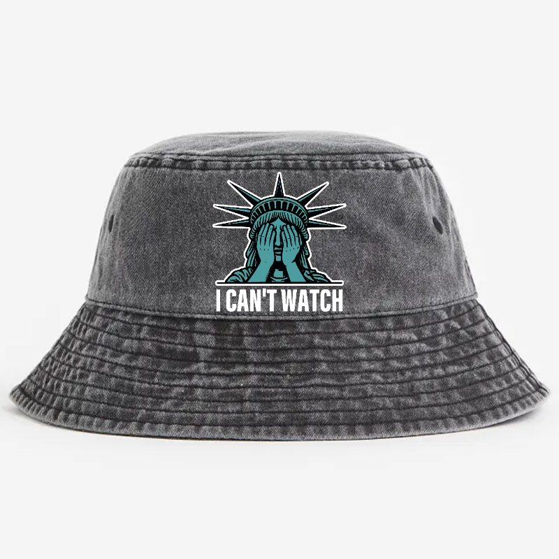 Statue of Liberty Vintage 100% Cotton Bucket Hat