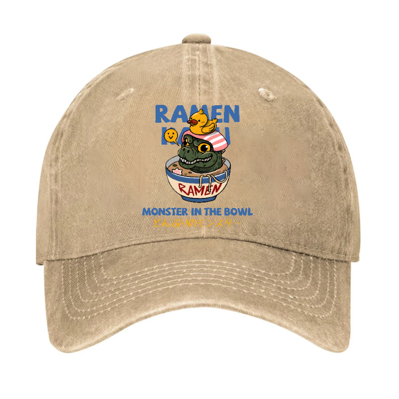 Kaiju Ramen Vintage Cotton Cap