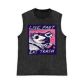 Pure Cotton Wash-Dyed Sleeveless Tank Top
