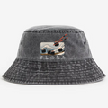 Sushi Great Wave Vintage 100% Cotton Bucket Hat
