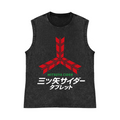 Pure Cotton Wash-Dyed Sleeveless Tank Top