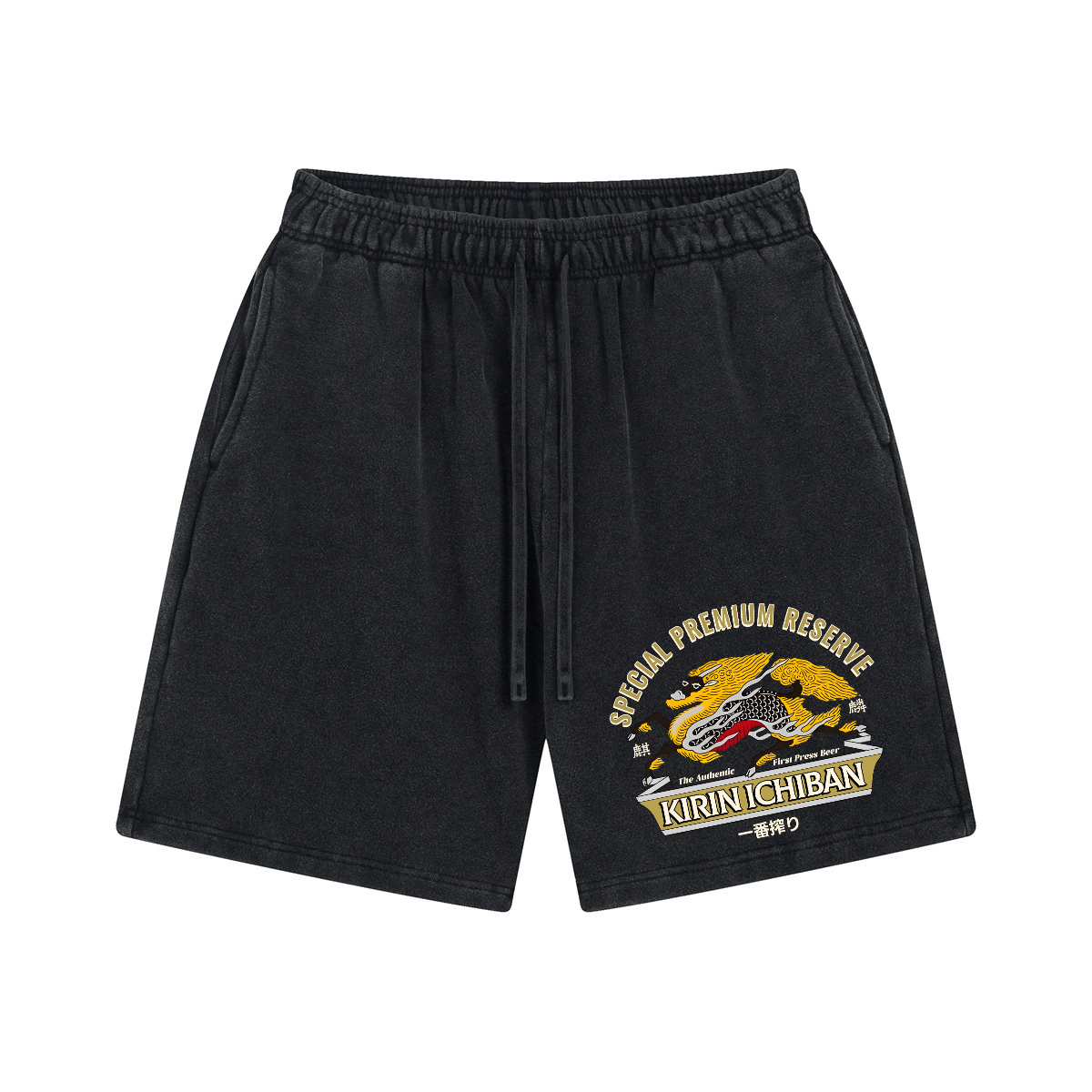 Kirin Beer Vintage Pure Thick Cotton Shorts