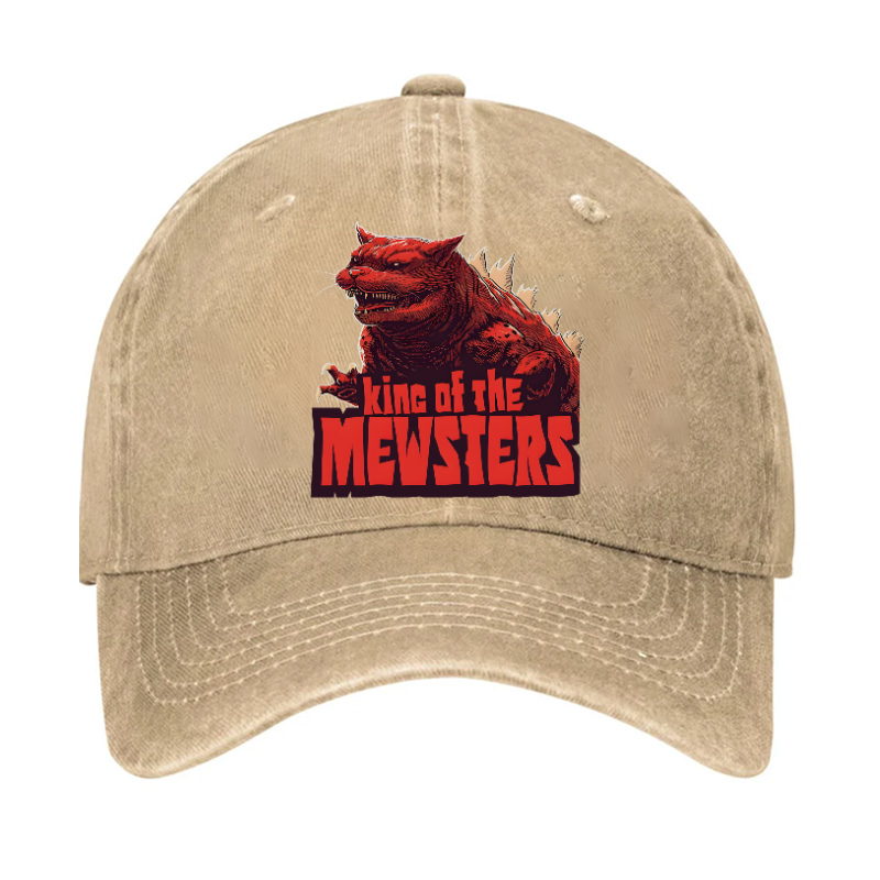 Catzilla Cat Kaiju Vintage Cotton Cap