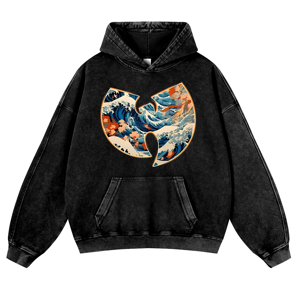 Vintage Washed Thick Cotton Hoodie