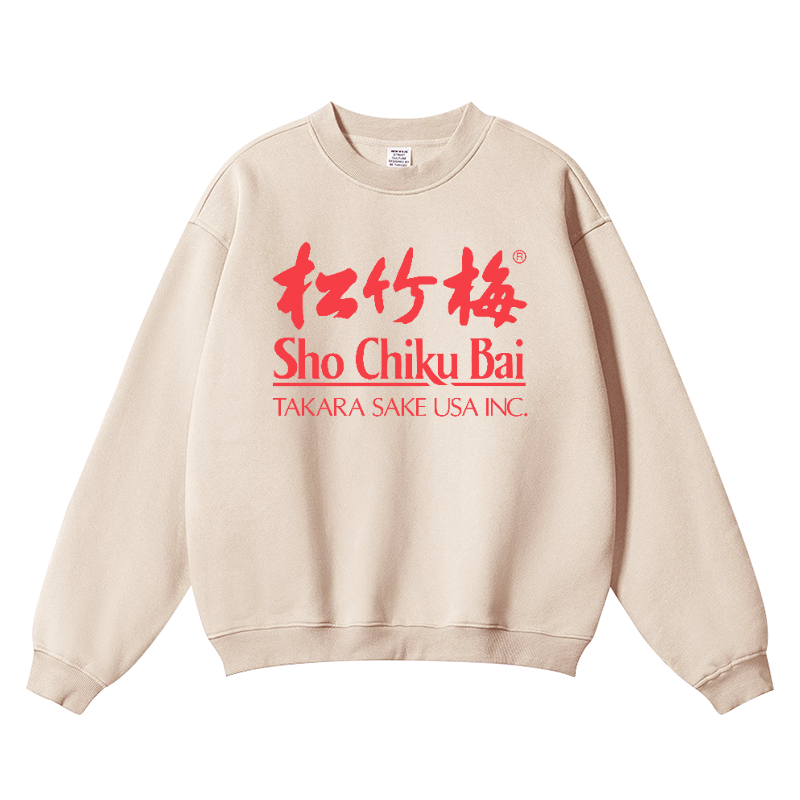 Sho Chiku Bai Vintage Cotton Blend Crewneck Sweatshirt