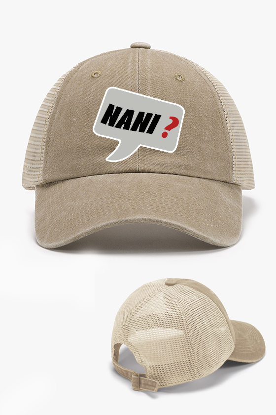 Nani? Vintage Cotton Breathable Hat