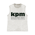KPM Music Recorded Library Pure Cotton Wash-Dyed Sleeveless Tank Top