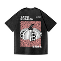 Yayoi Kusama Pumpkin Vintage Wash Japanese Design Back Art T-Shirt