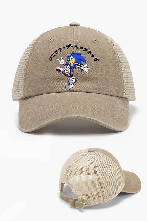 Sonic Vintage Cotton Breathable Hat
