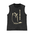 Fish Pure Cotton Wash-Dyed Sleeveless Tank Top