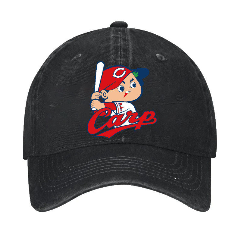 Hiroshima Carps Baseball Vintage Cotton Cap