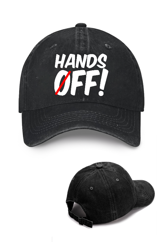 Hands Off! Vintage Cotton Cap