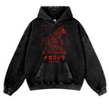 Kaiju Vintage Washed Thick Cotton Hoodie