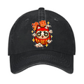 Daruma Cat Vintage Cotton Cap