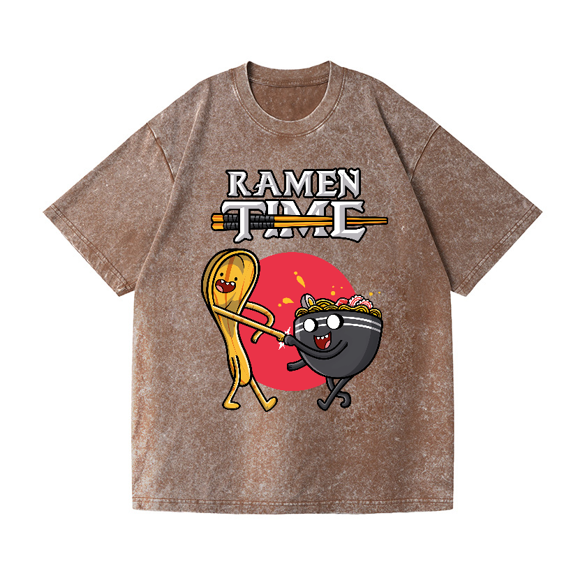 Ramen Vintage Wash Japanese Design T-Shirt