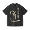 Fish Vintage Wash Japanese Design T-Shirt