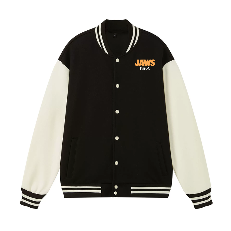 Jaws Shark Vintage Cotton Varsity Jacket