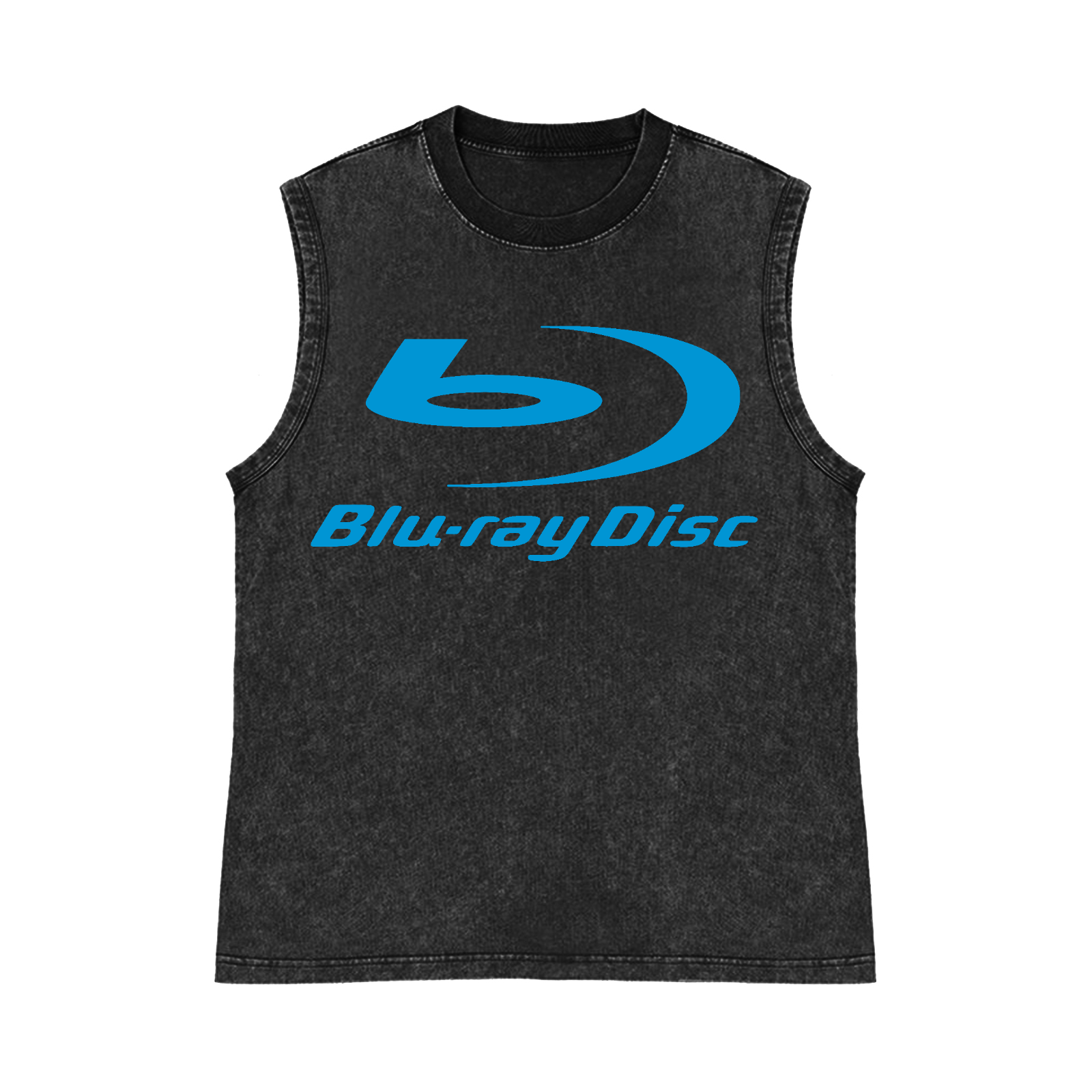 Sony Blu-ray Disc Pure Cotton Wash-Dyed Sleeveless Tank Top
