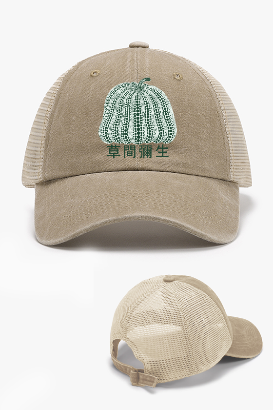 Yayoi Kusama Pumpkin Vintage Cotton Breathable Hat