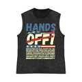 Hands Off... Pure Cotton Wash-Dyed Sleeveless Tank Top