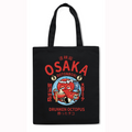 Osaka Dotonbori Drunken Octopus Japanese Style Canvas Tote Bag
