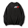 Initial D Vintage Washed Cotton Back Art Long-sleeve T-shirt