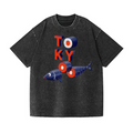 Tokyo Fish Vintage Wash Japanese Design T-Shirt