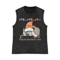 PaRappa the Rapper Pure Cotton Wash-Dyed Sleeveless Tank Top